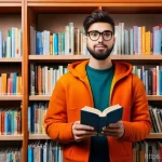 Home 7 영어 공부의 흔한 실수 - **"False Friends" Semantic Trap**
A vibrant, slightly humorous illustration featuring a person i...