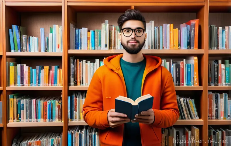 영어 공부의 흔한 실수 - **"False Friends" Semantic Trap**
A vibrant, slightly humorous illustration featuring a person i...